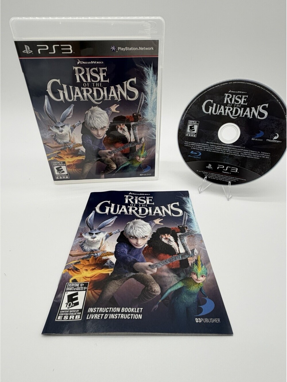 Rise of the Guardians (Sony PlayStation 3, 2012) PS3 Complete TESTED CIB